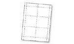 Laser Printer Paper Inserts (4 x 3) - Pack of 60 Sheets